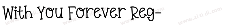 With You Forever Reg字体转换